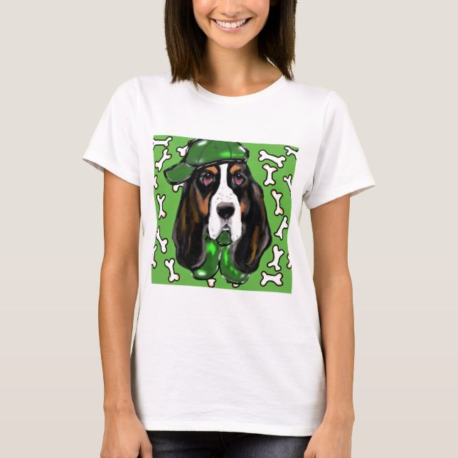 Basset Hound T-Shirt (Front)