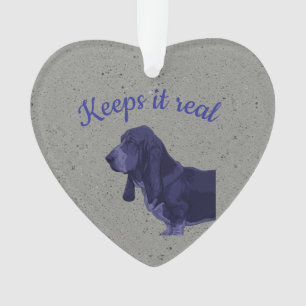  Basset Hound Tag Ornament