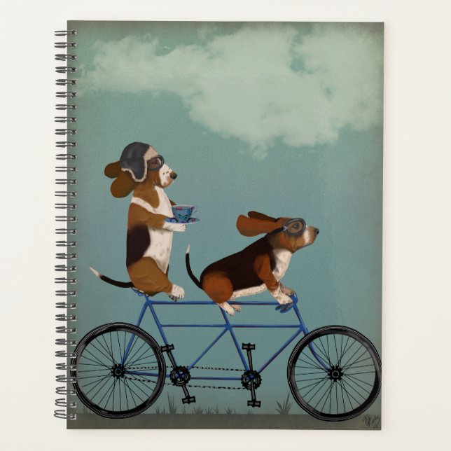 Basset Hound Tandem Planner (Front)