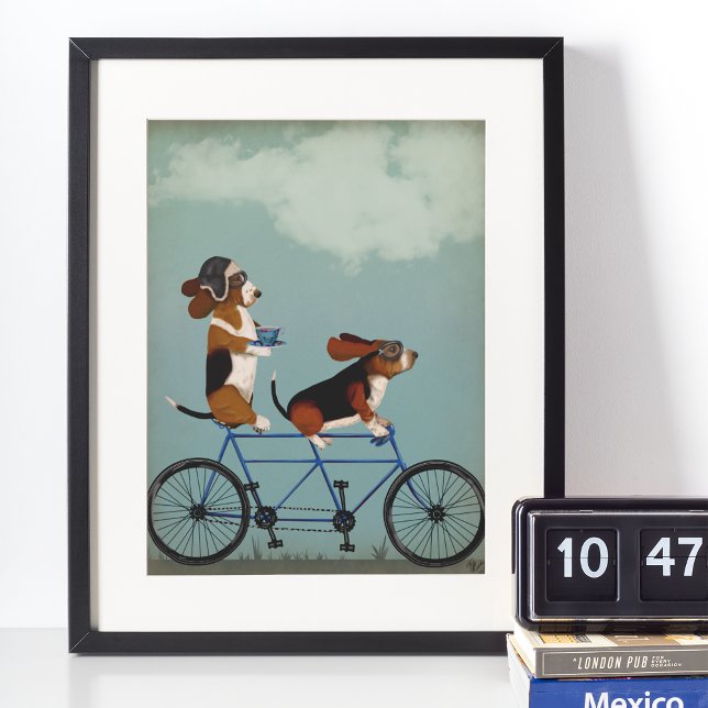 Basset Hound Tandem Poster (Creator Uploaded)