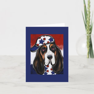 Basset Hound Thank You Card