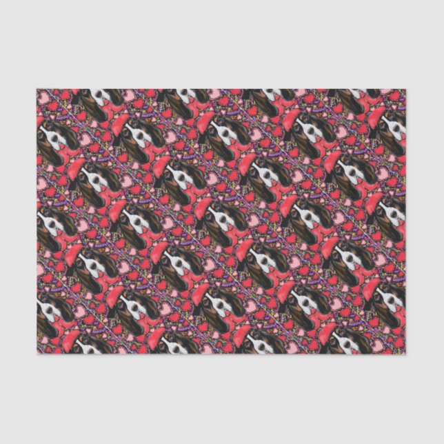 Basset Hound Tissue Paper (Front)