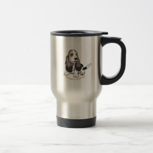 Basset Hound Travel Mug