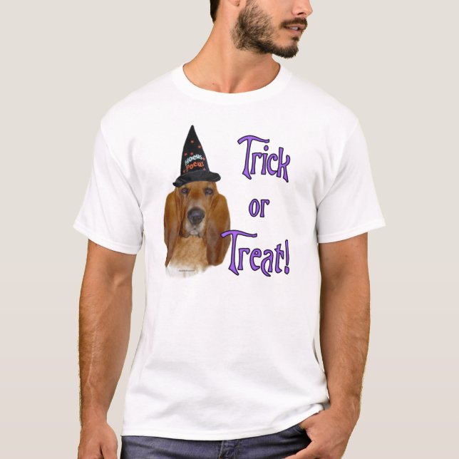 Basset Hound Trick T-Shirt (Front)
