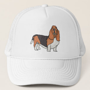 Basset Hound Trucker Hat