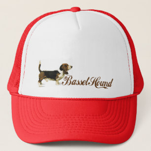 basset hound trucker hat