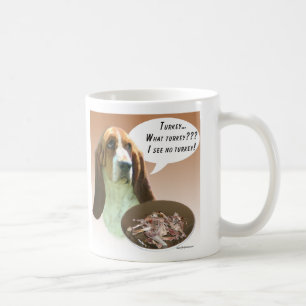 Basset Hound Turkey Coffee Mug