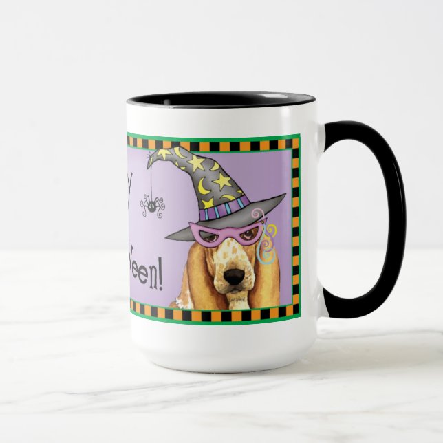 Basset Hound Witch Mug (Right)