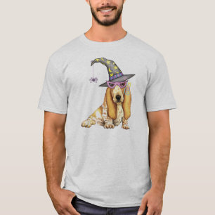 Basset Hound Witch T-Shirt