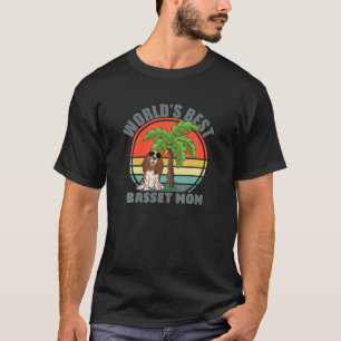 Basset Hound World's Best Basset Hound Mum T-Shirt
