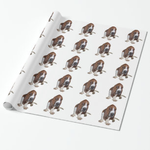 Basset Hound Wrapping Paper