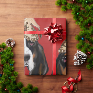 BASSET HOUND WRAPPING PAPER