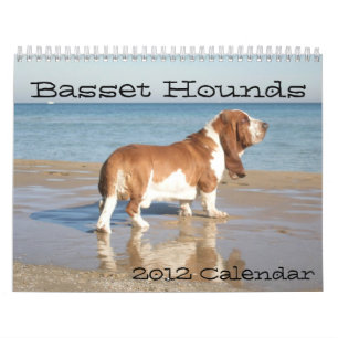 Basset Hounds 2012 Calendar