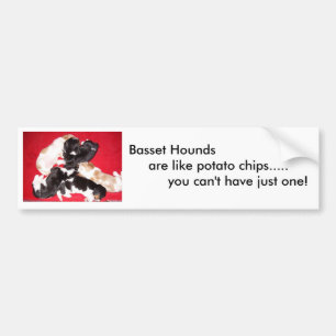 Basset Hounds are like... Bumper Sticker