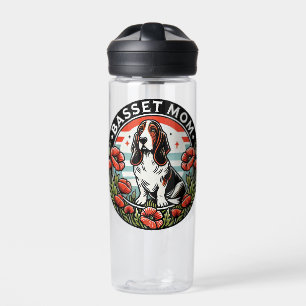 Basset Mom Water Bottle