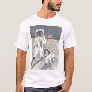 Basset Moon Walk T-Shirt