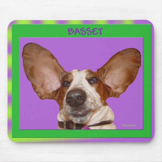 Basset Mouse Pad (Front)