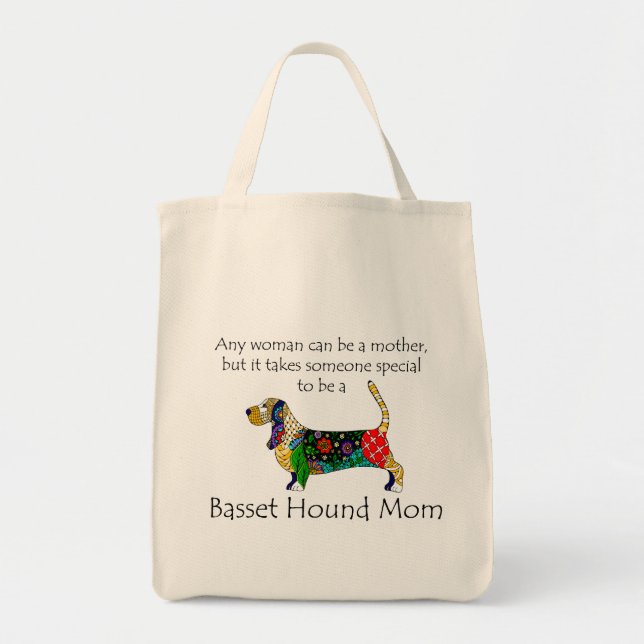 Basset Mum Tote (Front)