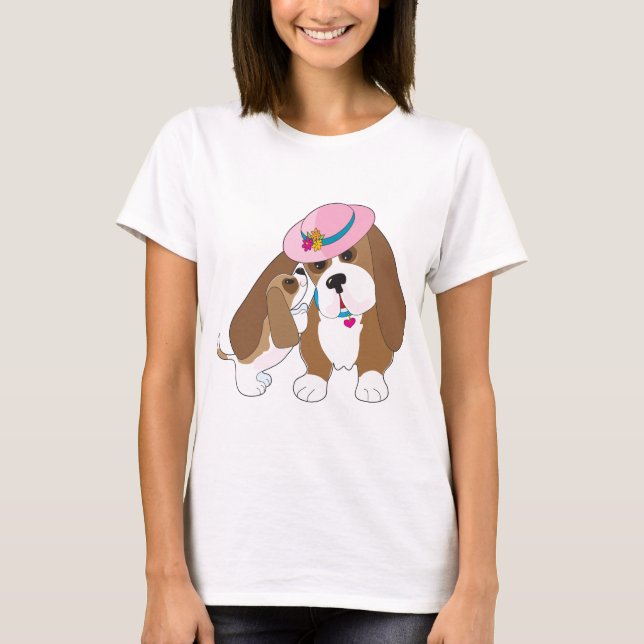 Basset Talk Mum T-Shirt (Front)