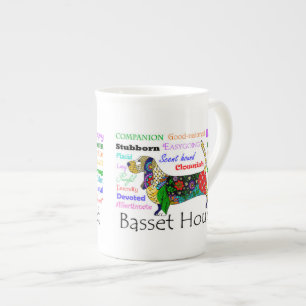 Basset Traits Bone China Mug