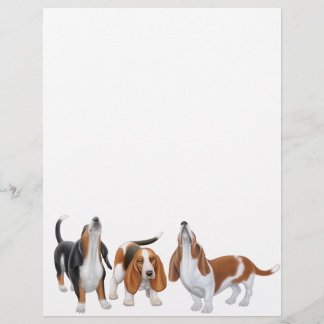 Basset Trio Letterhead (Front)