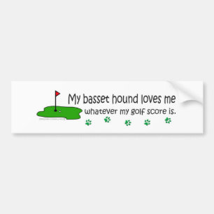 BassetHound Bumper Sticker