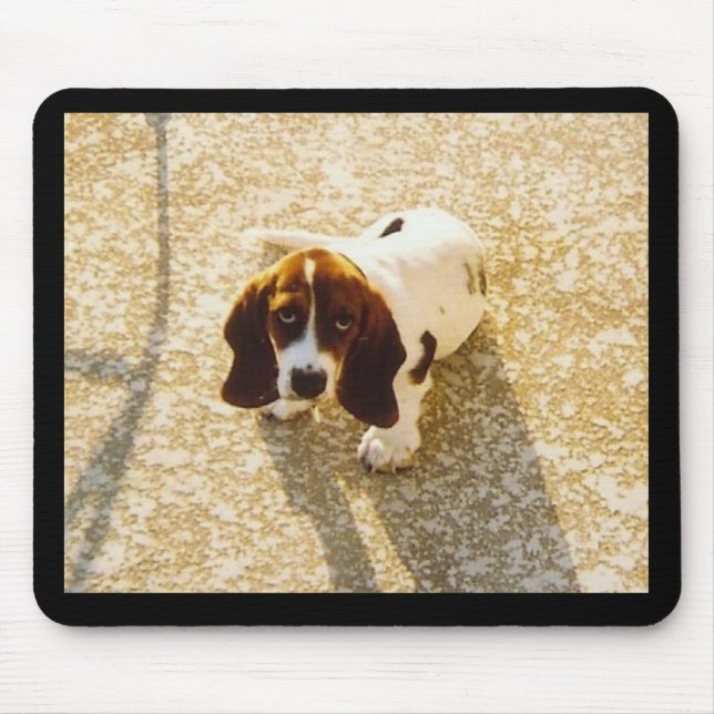 Bassett Hound Mousepad (Front)
