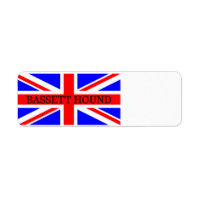 bassett hound name on flag