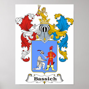 Bassich Family Hungarian Coat of Arms 10x15” Pri Poster