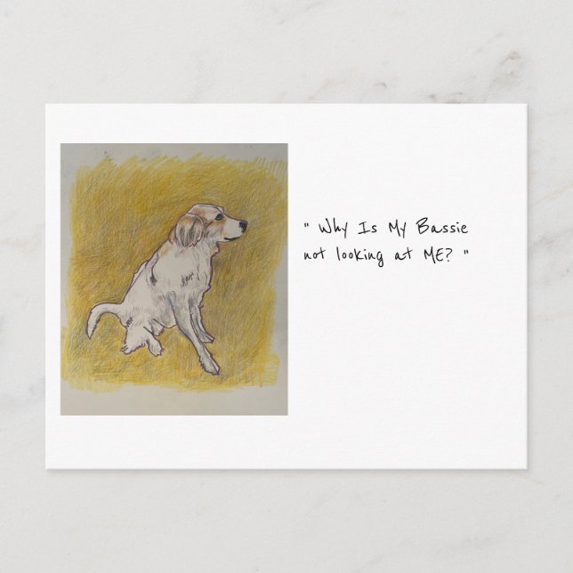 Bassie Postcard Card (Front)