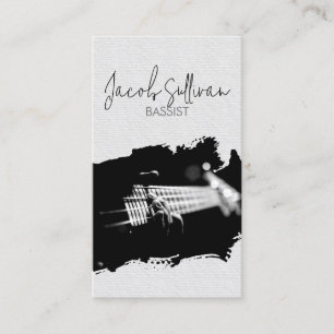 Bassist Bass Guitarist Musician Business Card