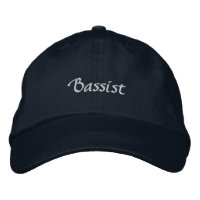 Bassist Guitarist Custom Embroidered Hat