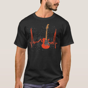 Bassist Musical Instrument Musician Heartbeat Bass T-Shirt