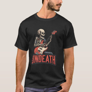 Bassist Skeleton Guitarist - Musician Bass Guitar T-Shirt