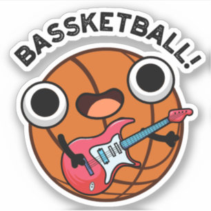 Bassketball Funny Basketball Music Pun