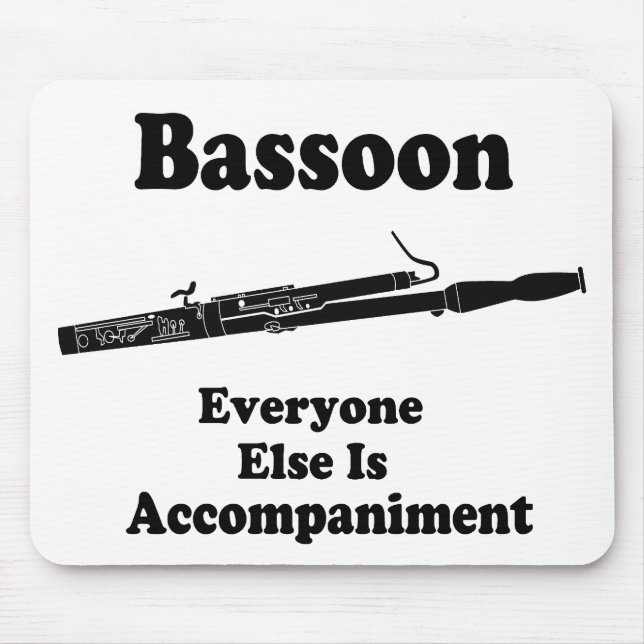 Basson Gift Mouse Mat (Front)