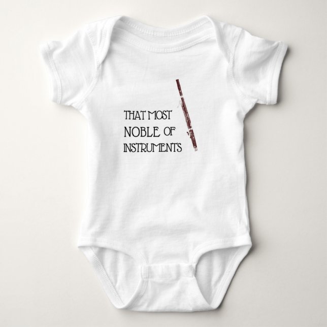 Bassoon Baby Bodysuit (Front)