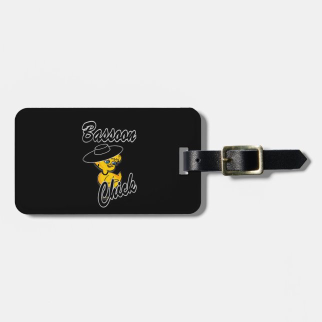 Bassoon Chick #4 Luggage Tag (Front Horizontal)