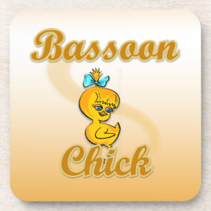 Bassoon Chick Coaster