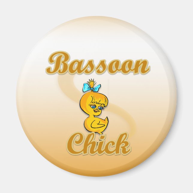 Bassoon chick magnet (Front)