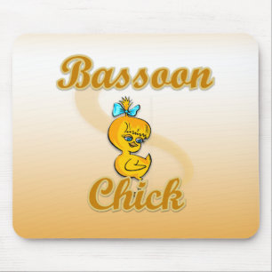 Bassoon chick mouse mat
