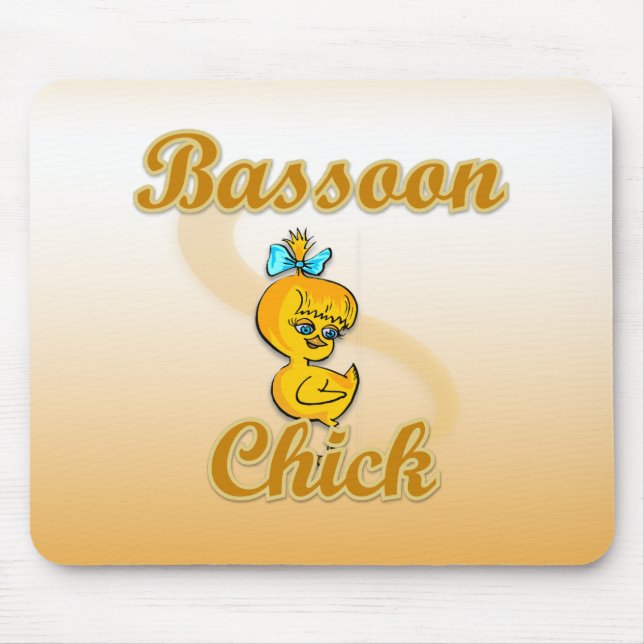 Bassoon chick mouse mat (Front)