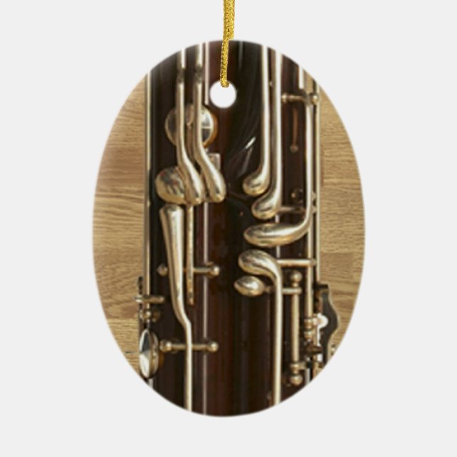 Bassoon Keys Ornament Pendant (Front)