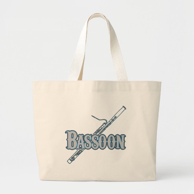 Bassoon Large Tote Bag (Front)