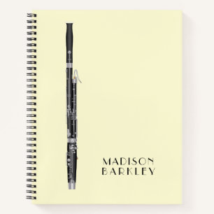 Bassoon Musician Music Teacher Woodwind Notebook