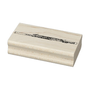 Bassoon Musician Music Teacher Woodwind Rubber Stamp