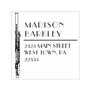 Bassoon Musician Music Teacher Woodwind Self-inking Stamp