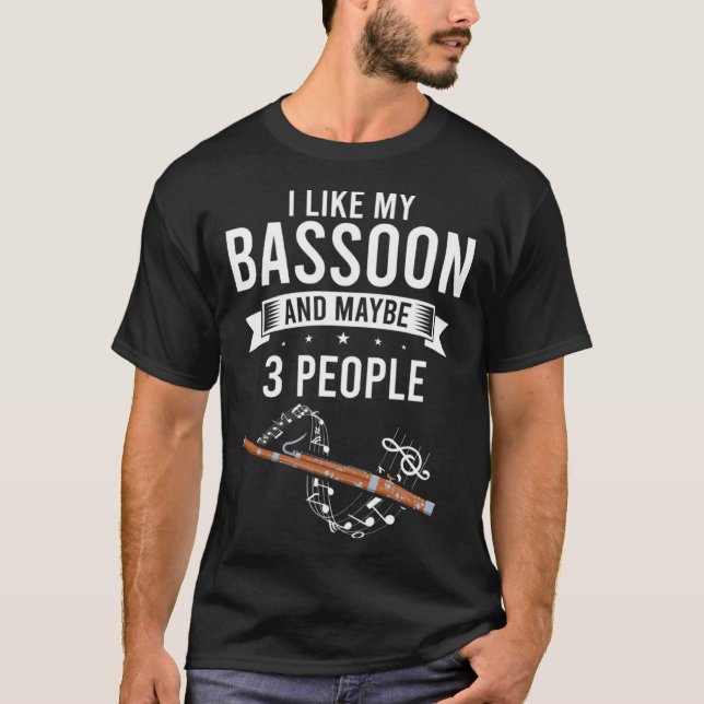 Bassoon Orchesta Quote for Bassoon Player 2 T-Shirt (Front)