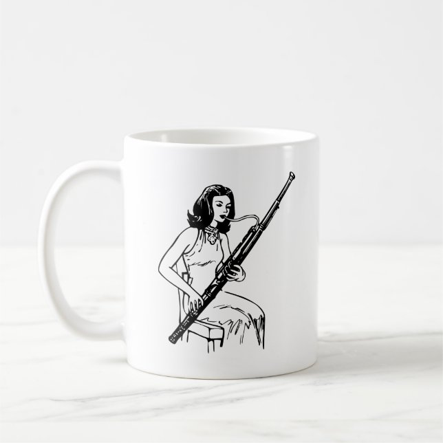 Bassoon Player Coffee Mug (Left)