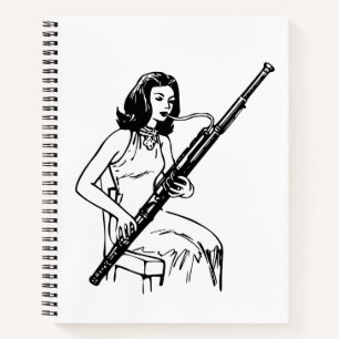 Bassoon Player Notebook